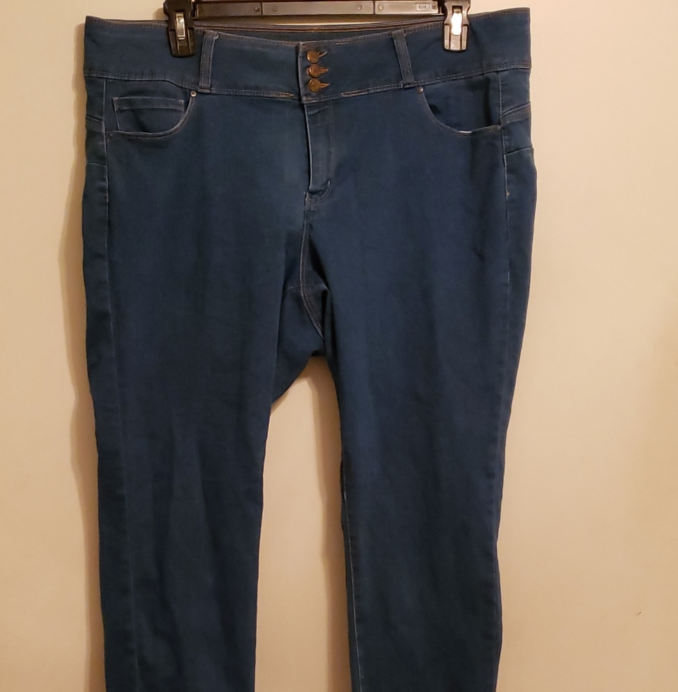 Three Button Skinny Jean